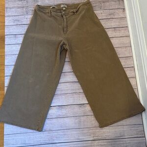 Universal Thread High Rise Sailor Khaki Wide-Leg Pants size 16